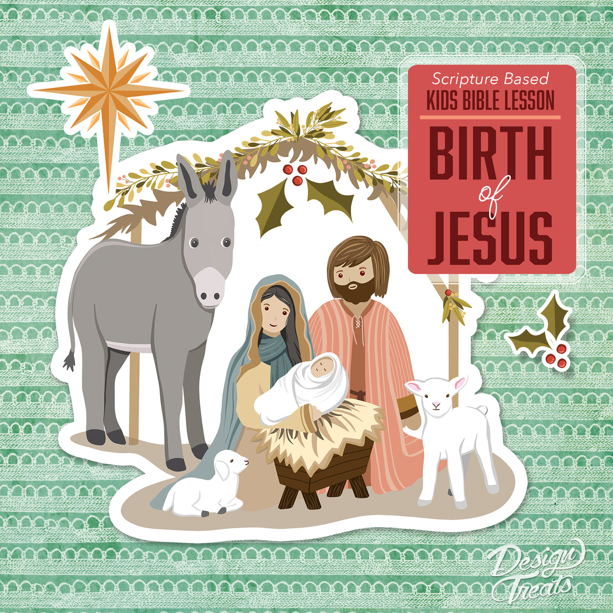 Jesus Birth Nativity Kids Activities (digital download) – Design Treats