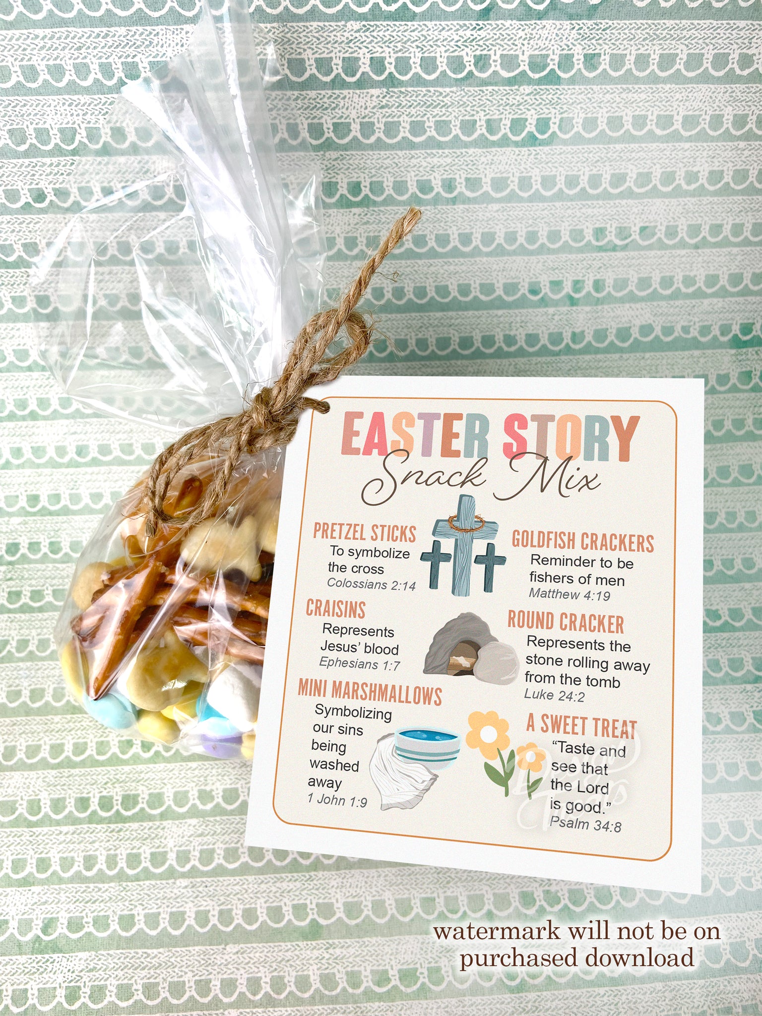 Easter Story Snack Mix Printable (digital download) – Design Treats easter-story-snack-mix-printable-digital-download-design-treats